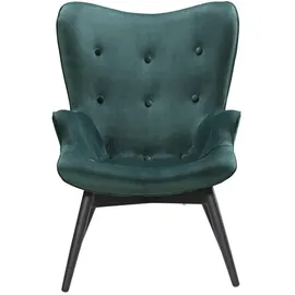 SalesFever Relaxsessel SALESFEVER Polyester 80 x 92 x 99 cm Grün mit Zierknöpfen