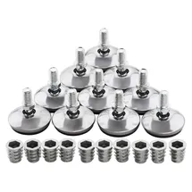 SOTech Verstellfüße MOBILIA 10er Set Ø 33 mm M8x12