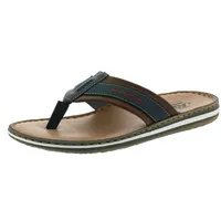 Rieker Herren Frühjahr/Sommer 21072 Zehentrenner, Blau (Denim/Marron 14), 43