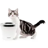 Zedelmaier Katzen/Hunde Trinkbrunnen, Katzenbrunnen Wasserbrunnen mit Aktivkohlefilter 2L (6 x Ersatzfilter)