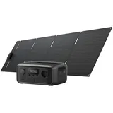 ECOFLOW RIVER 3 Tragbare Powerstation mit 60W Solarpanel, 245Wh LFP Batterie, bis zu 600W Leistung, GaN Effizienz verdoppelt die Laufzeit, <20ms USV, 30% kompakterer Solargenerator für Outdoor-Camping