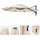 MCW Schirmbezug A96 Polyester Ø 4 m Creme-beige