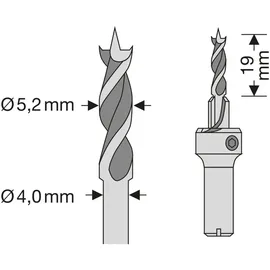 SPAX Bohrer 5,2 mm 1 Stück