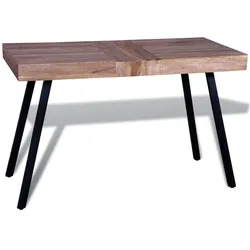 vidaXL Tisch Altholz Teak