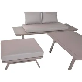 deluke CESAR Loungeset 4-tlg. hellgrau