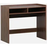 sweeek - Schreibtisch Holzdekor mit 2 Ablagen