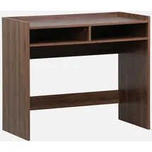 sweeek - Schreibtisch Holzdekor mit 2 Ablagen