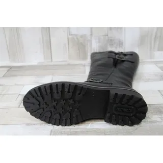 REMONTE Damen R6590 Kniehohe Stiefel schwarz