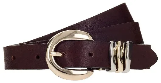 b.belt Gürtel Leder 95 cm braun