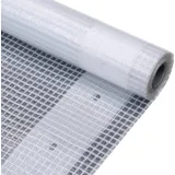 vidaXL Gitter-Abdeckplanen 2 Stk. 260 g/m2 4x6 m Weiß