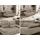 MKS 2-SITZER SOFA SORAE - Taupe Stukture