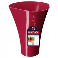Kadax Blumentopf aus Kunststoff, Blumentopfschutz, 16.5 cm, Amarant -