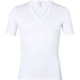 Hanro Cotton Pure Unterhemd, V-Ausschnitt, Kurzarm, für Herren, weiß, XXL