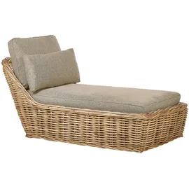 Beliani Sonnenliege 200 x 77 x 88 cm Beige