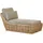 Beliani Sonnenliege 200 x 77 x 88 cm Beige