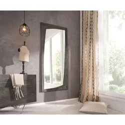 Design-Wandspiegel Wyatt 160x70 cm Akazie Platin