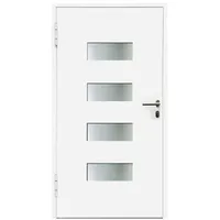 KNOCK Aluminium-Haustür »Marte«, purpur - rot