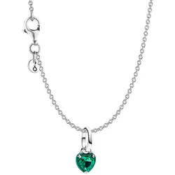 Pandora 68568 Damen-Kette Silber Grünes Chakra-Herz Set
