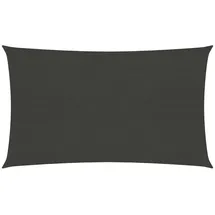 vidaXL Sonnensegel 160 g/m2 Anthrazit 3,5x5 m HDPE