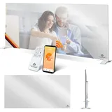 Kesser KESSER® Infrarotheizung Spiegelheizung Energiesparend 2in1 Standgerät & Wandmontage Elektroheizung mit Erkennung Offener Fenster + Fernbedienung & App-Steuerung Thermostat Infrarot Heizpaneel