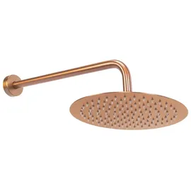 REA LUNGO duschset mit Regenbrause Kupfer