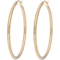 FIRETTI Paar Creolen »Schmuck Geschenk Gold 375 Ohrschmuck Creole« Firetti gelbgoldfarben