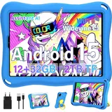 Kinder Tablet 9 Zoll Android 15 Mit 32GB R0M+TF 2TB, 5G Wifi, Octa-Core, Widevin