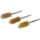 BGS Messingbürste 19 mm Antrieb Außensechskant 6,3 mm (1/4) 3-tlg.