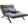 KAWOLA Relaxliege AMERIVA Polyester 120 x 110 x 158 cm Grau mit Kissen und Kopfteil