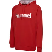 Hummel GO Baumwoll Logo Hoodie Herren true red M