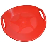 weitere Kunststoff Rutscher Alpen Ufo rot 59x57,5x10 cm Schlitten