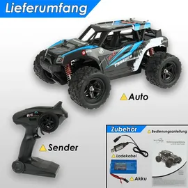 FunTomia RC-Auto Monster Truck 4WD 2,4GHz RTR blau (2452)