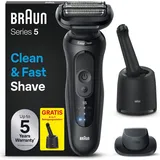 Braun 52-N7200cc Rasierer Series 5 Schwarz (Cassette, Reinigungsstation: Ja)