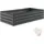 Tectake Hochbeet 120 x 60 x 30 cm Grau