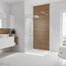 Schulte Duschrückwand Lärche Japandi Grün