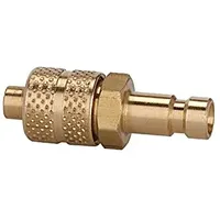 Riegler Nippel für Kupplungen NW 2,7, Messing blank, für