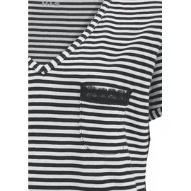 H.I.S. Nachthemd Schwarz/Gestreift 36/38