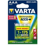 4x Varta Akkus AAA Micro 800 mAh für Siemens Gigaset S810 S820 A540 Telefon Akku