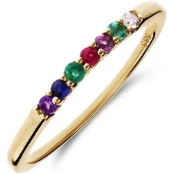 Lucardi Ring 585 Gold - Diamant 58mm Damen 