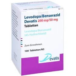 LEVODOPA/Benserazid Devatis 200mg/50mg Tabletten 100 St