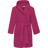 REDBEST Frottier Kinder-Bademantel mit Kapuze Chicago in fuchsia |