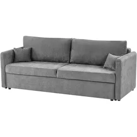 Beliani Beliani, Sofa + Bettsofa, Bleik