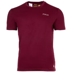 POLO RALPH LAUREN Herren T-Shirt - CREW-SLEEP TOP, Schlafshirt, kurz, Rundhals, Baumwolle Rot XL