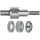 The Robert Axle Project Kupplungsadapter M14x1,5 silber