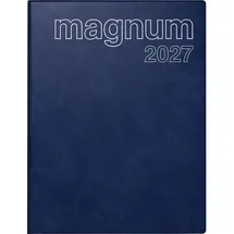 Baier & Schneider rido/idé 7027042387 Buchkalender Mod. magnum 2027 183×240 mm, Kunststoff, dunkelblau