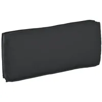 VidaXL Palettenkissen für Sitz/Rückenlehne Schwarz 120x50x12 cm Oxford-Gewebe Vidaxl