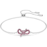 Swarovski Lifelong Bow Armband Rosa Rhodiniert Größe 24 cm