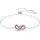 Swarovski Lifelong Bow Armband Rosa Rhodiniert Größe 24 cm