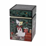Goebel Teedose Rosina Wachtmeister - Buon Natale, Metall bunt