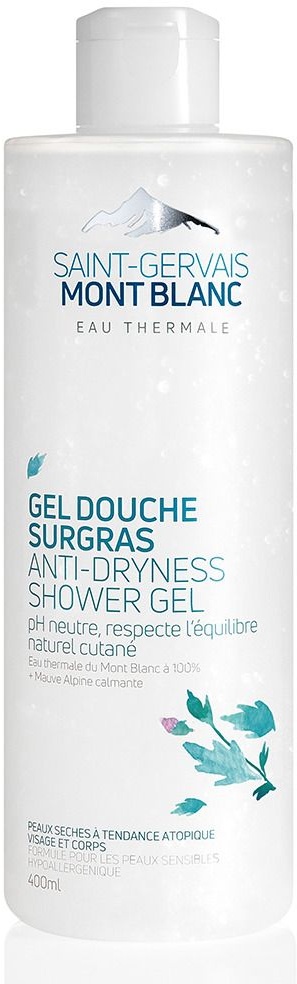 Saint-Gervais MONT BLANC Gel douche surgras dermatologique 400 ml gel douche